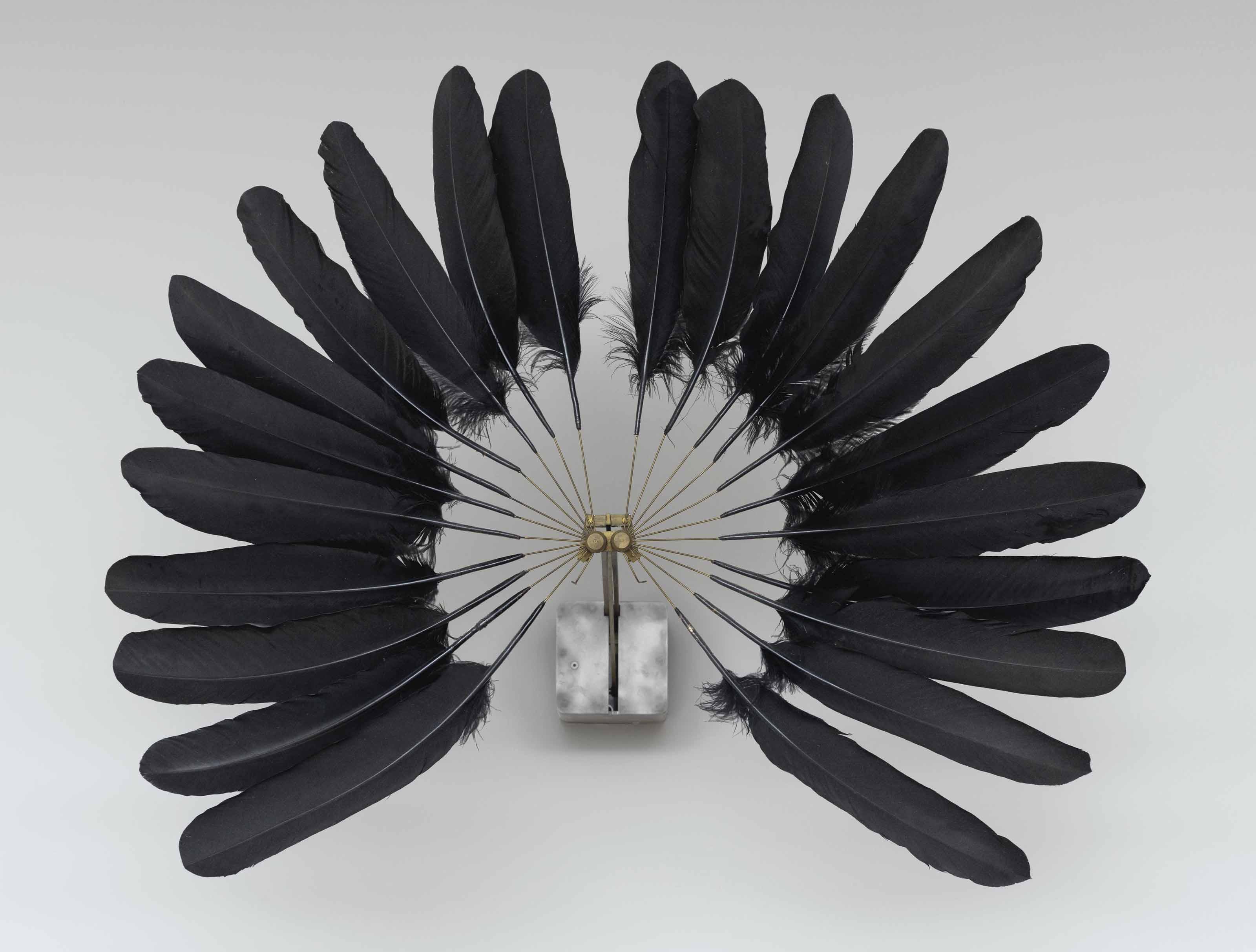 Rebecca Horn - Die Kleine Witwe, Schwarzer Federflügel (The Little Widow, Black Feathers)