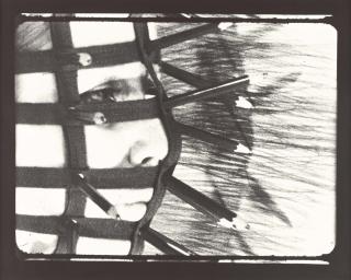 Rebecca Horn - Folge von 3 Bll.: „Bleistiftmaske“.