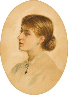 Rebecca Solomon - Portrait of Louisa Baldwin