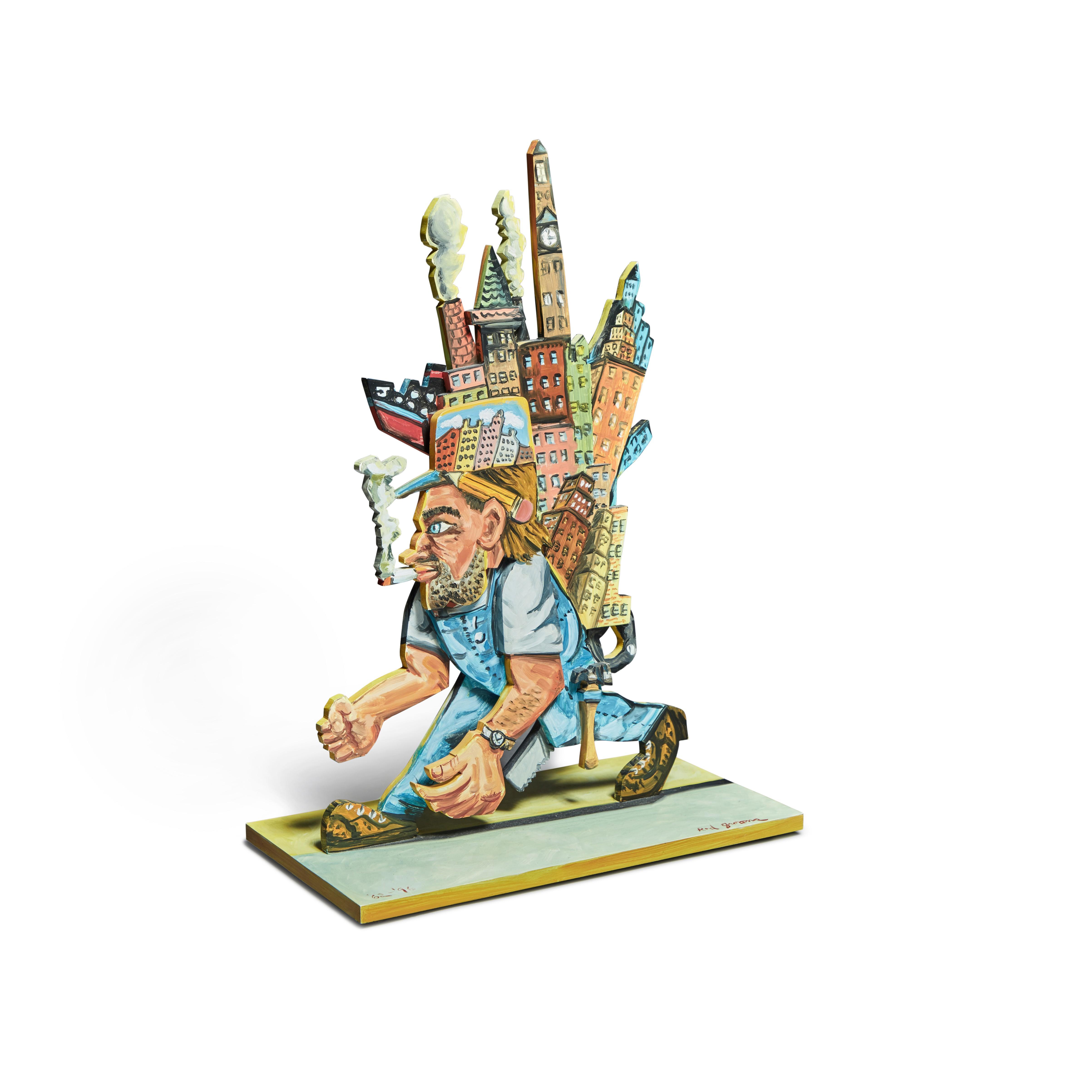 Red Grooms - Construction Worker