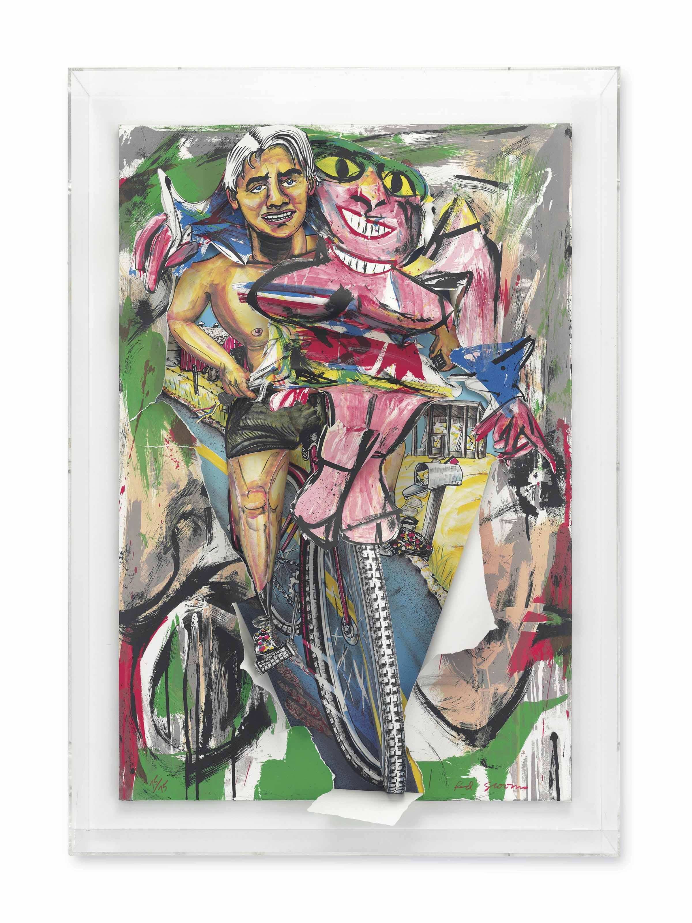 Red Grooms - De Kooning Breaks Through