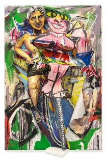 Red Grooms - De Kooning Breaks Through