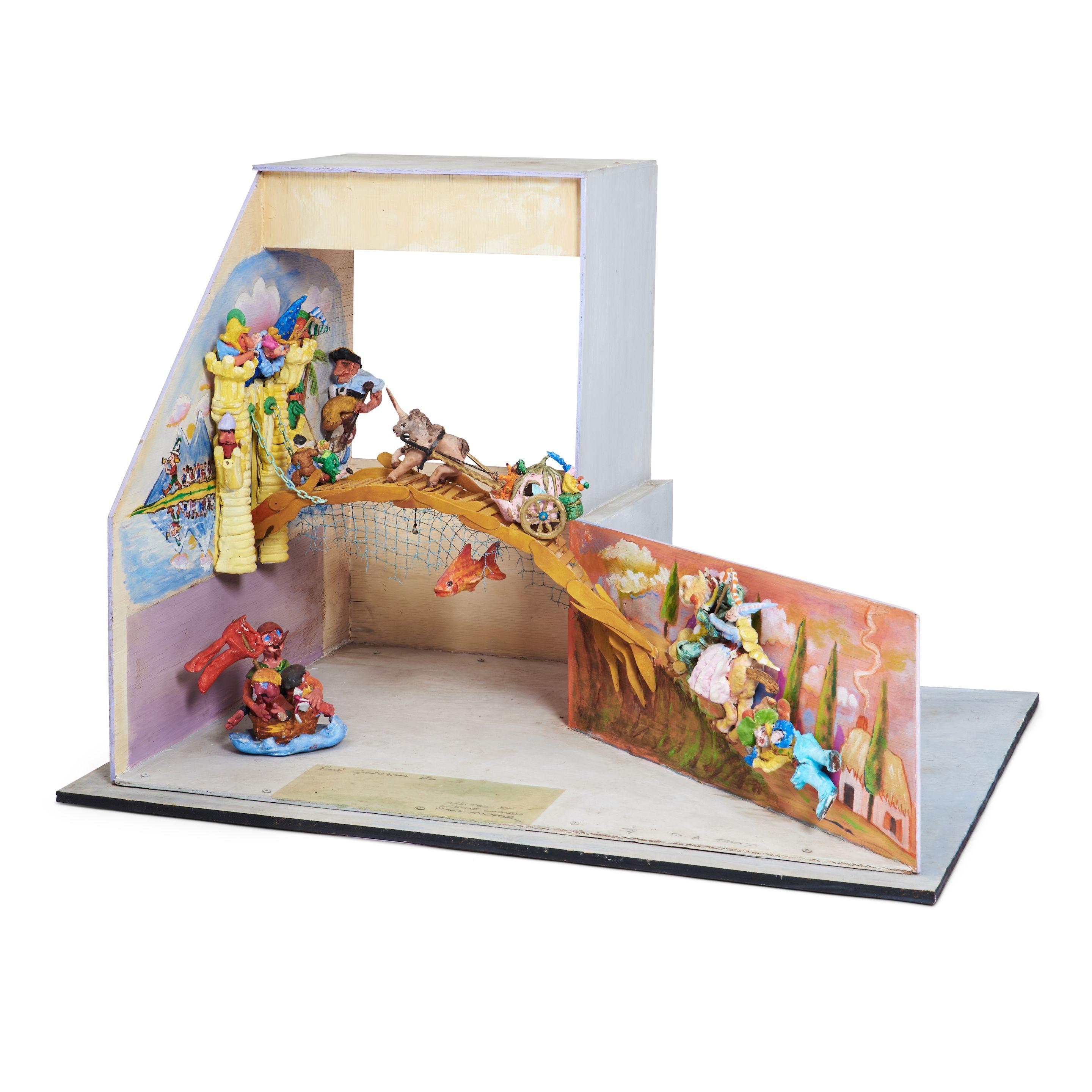 Red Grooms - Fairy Tale Scenes 25 1/2 x 36 x 27 1/2 in. (64.8 x 91.4 x 69.9 cm)