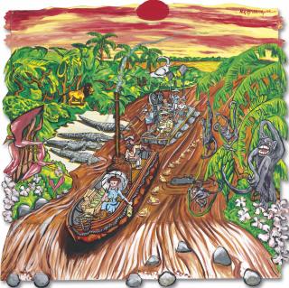 Red Grooms - Filming the African Queen