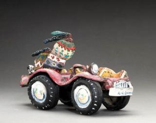 Red Grooms - Indian and Pick-Up Truck