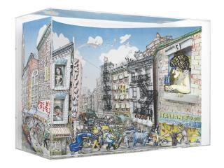 Red Grooms - Little Italy (Knestrick 117)