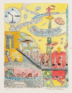 Red Grooms - Nashville 2001 A.D. (K. 41)