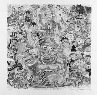 Red Grooms - Picasso Goes to Heaven II (K. 66)