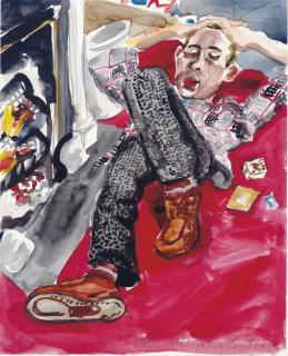 Red Grooms - Portrait of Thomas Sterns