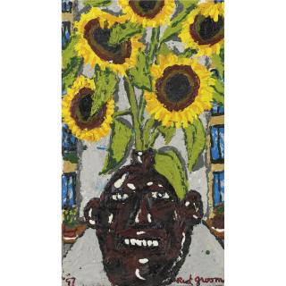 Red Grooms - Southern Jughead With Sunflowers