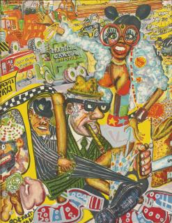 Red Grooms - Taxi Pretzel; And Elvis (Knestrick 33 And 115)