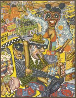 Red Grooms - Taxi Pretzel, from No Gas (Knestrick 33)