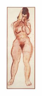 Red Grooms - Untitled (Nude Female)