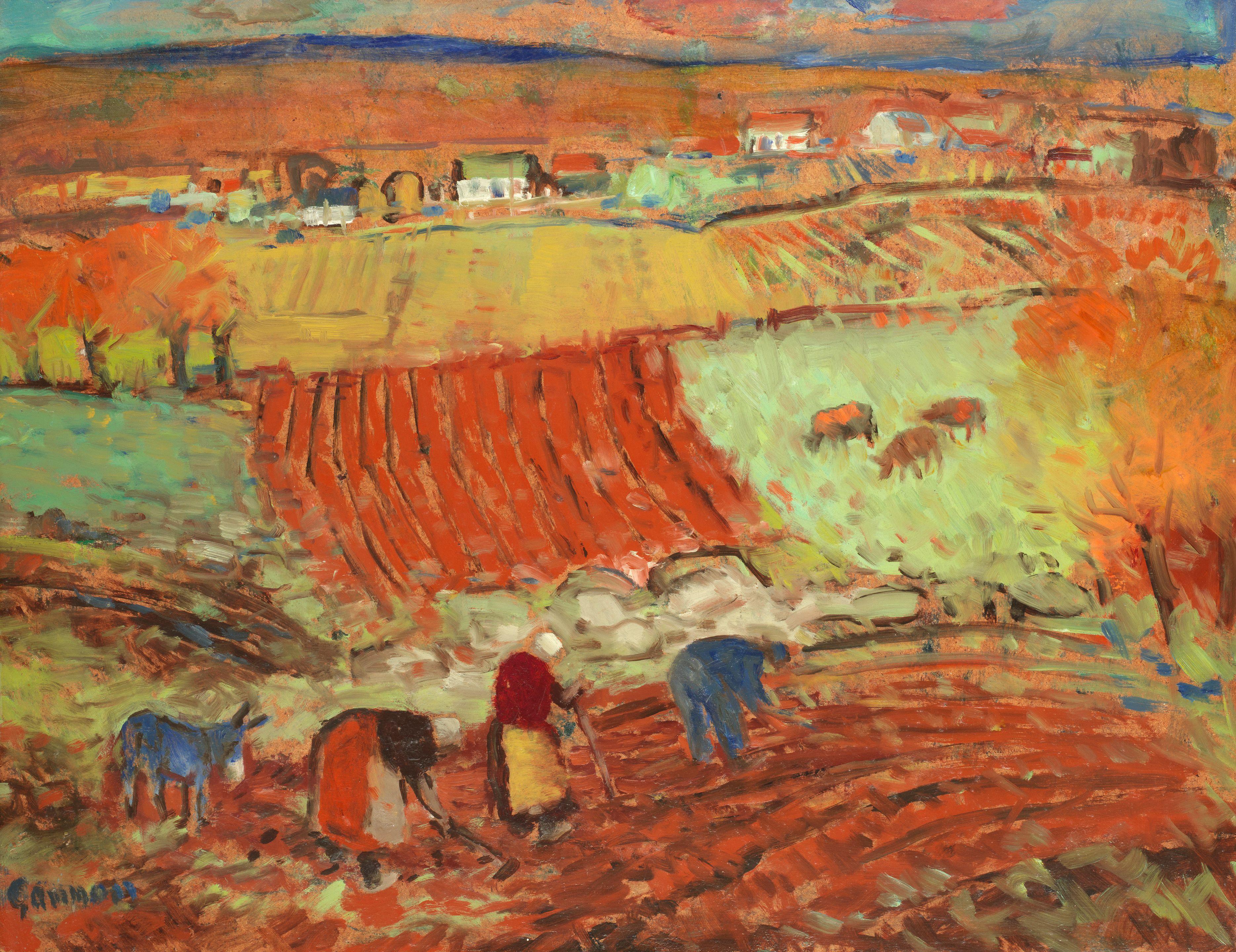 Reg Gammon - Landscape and Workers