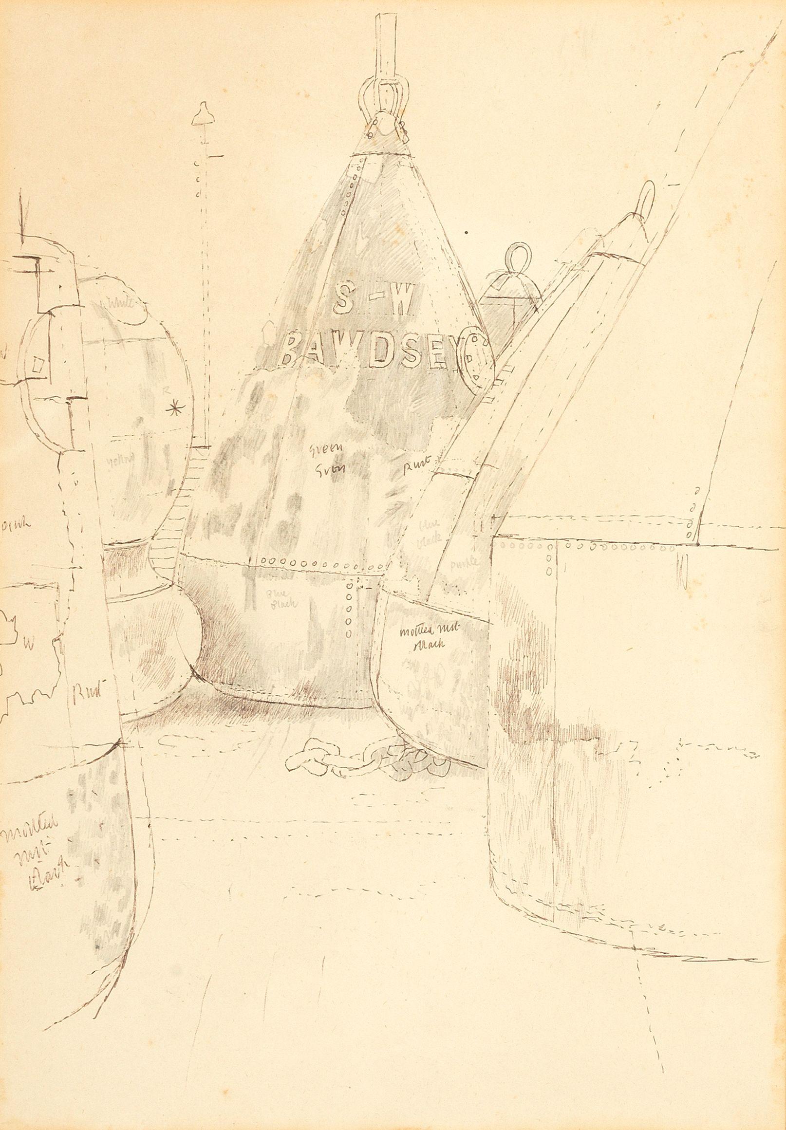 Reginald Brill - Buoys at Harwich