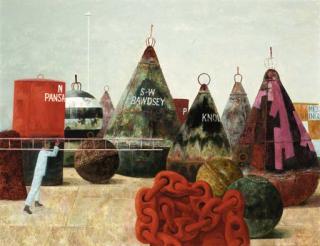 Reginald Brill - Buoys at Harwich