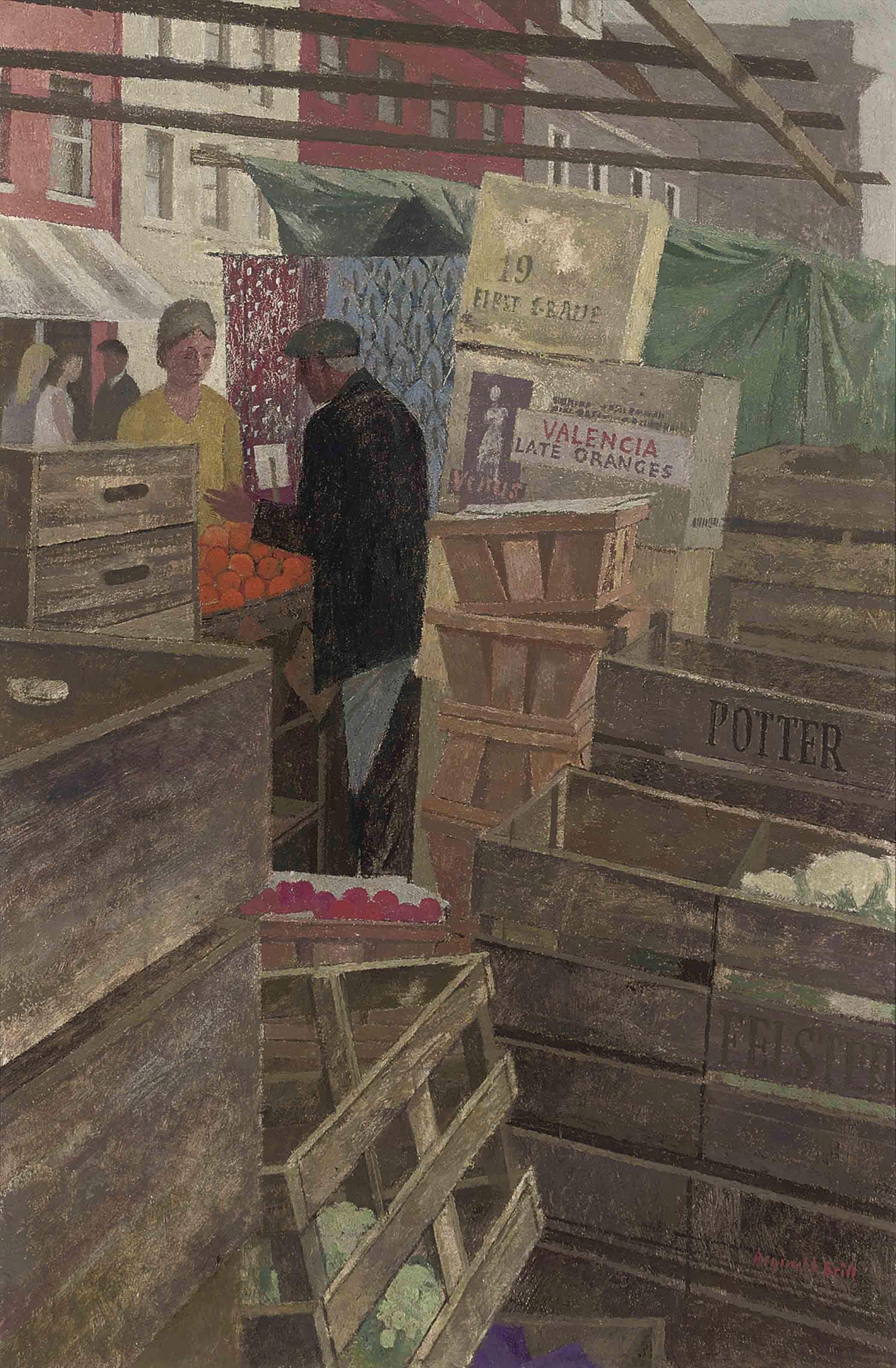 Reginald Brill - The orange seller