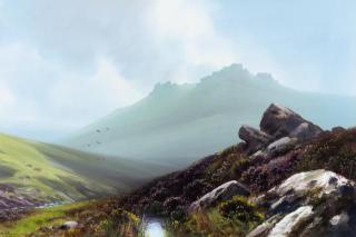 Reginald Daniel Sherrin - The wildness of the moors (one illustrated)