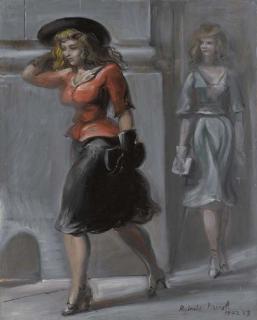 Reginald Marsh - Afternoon Stroll