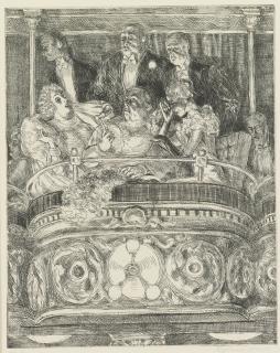Reginald Marsh - Box At The Metropolitan (Sasowsky 143)
