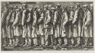 Reginald Marsh - Bread Line - No One Has Starved (Sasowsky 139)