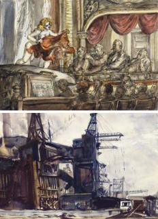 Reginald Marsh - Burlesque; and The Docks: A Double-Sided Work