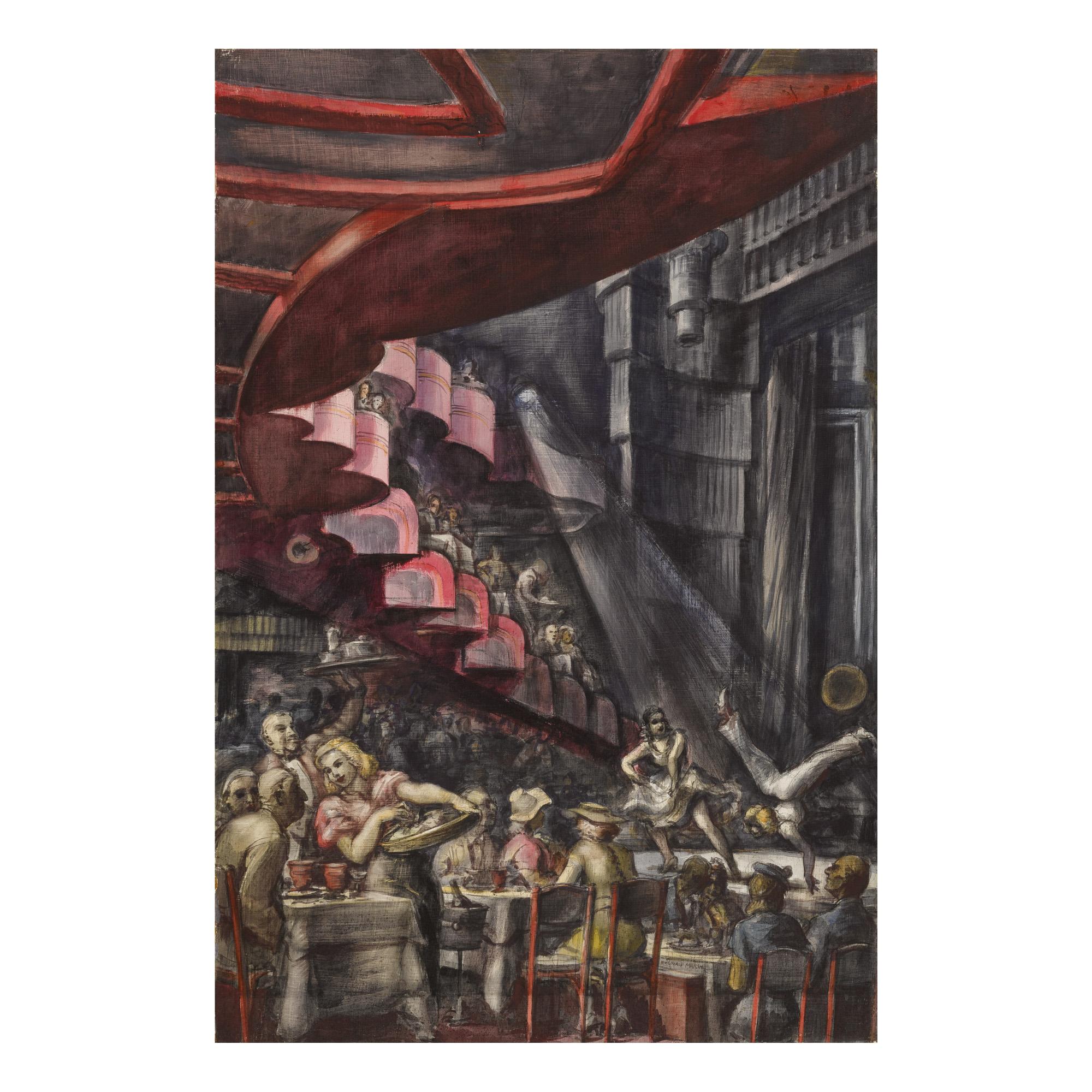 Reginald Marsh - Cabaret