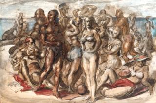 Reginald Marsh - Coney Island Beach, No. 2
