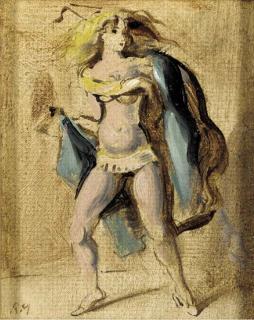 Reginald Marsh - Exotic Dancer