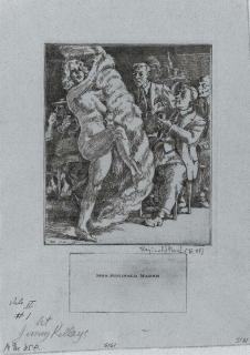 Reginald Marsh - Fan Dance at Jimmy Kelly\'s  (Saskowsky 161)