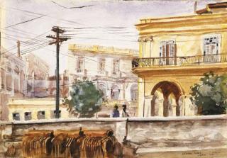 Reginald Marsh - Havana, Cuba
