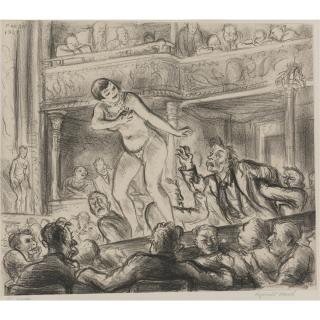 Reginald Marsh - Huber\'S Museum And Irving Place Burlesque (Sasowsky 14 And 15)