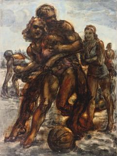 Reginald Marsh - Men And Women At Play, Coney Island