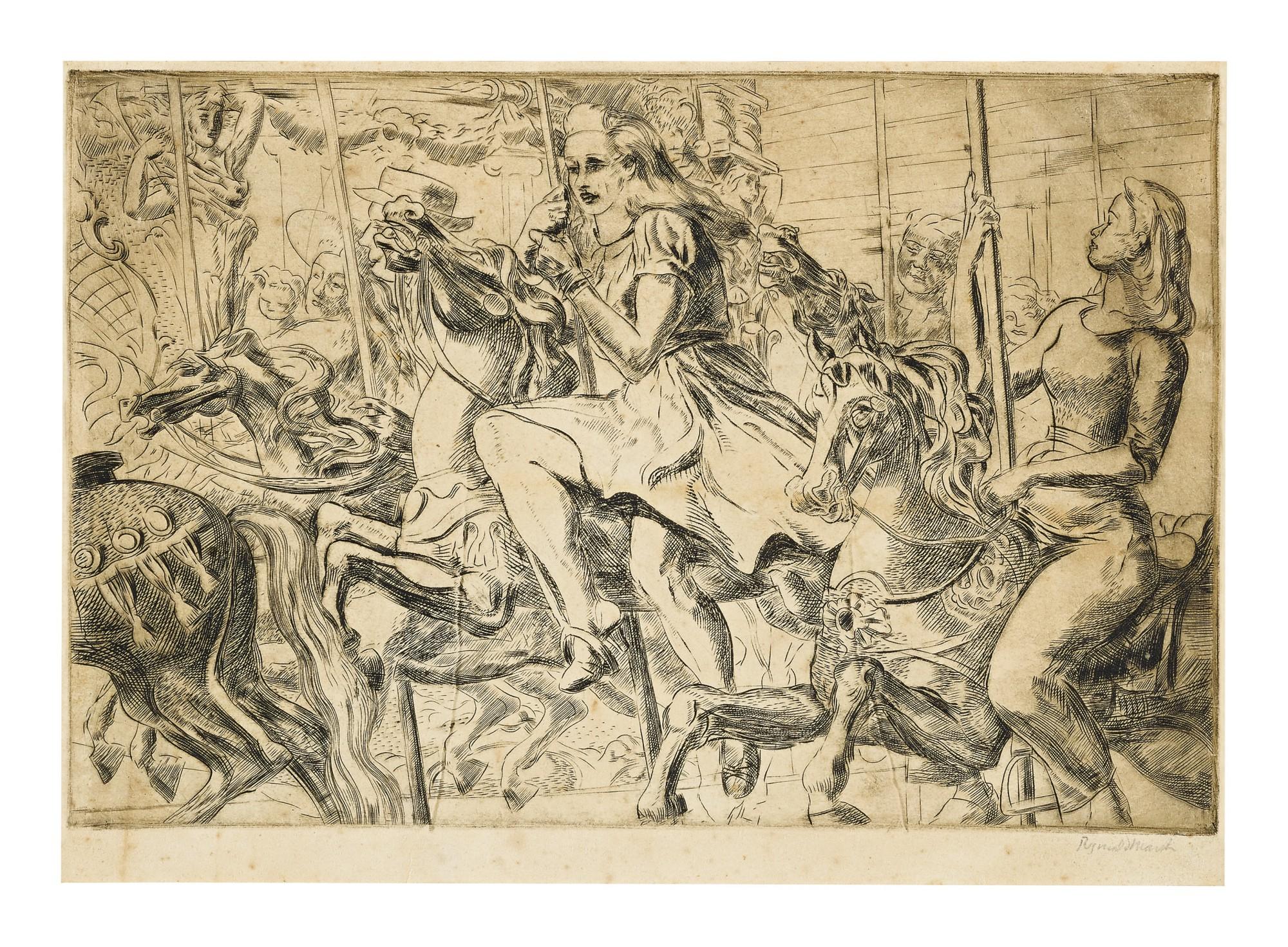 Reginald Marsh - Merry-Go-Round (Sasowsky 210)