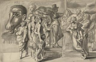 Reginald Marsh - Milo The Mule Face Boy