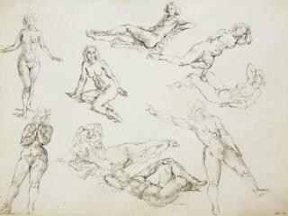 Reginald Marsh - Nude Studies