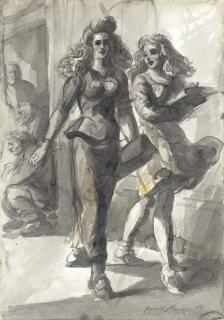 Reginald Marsh - Strolling