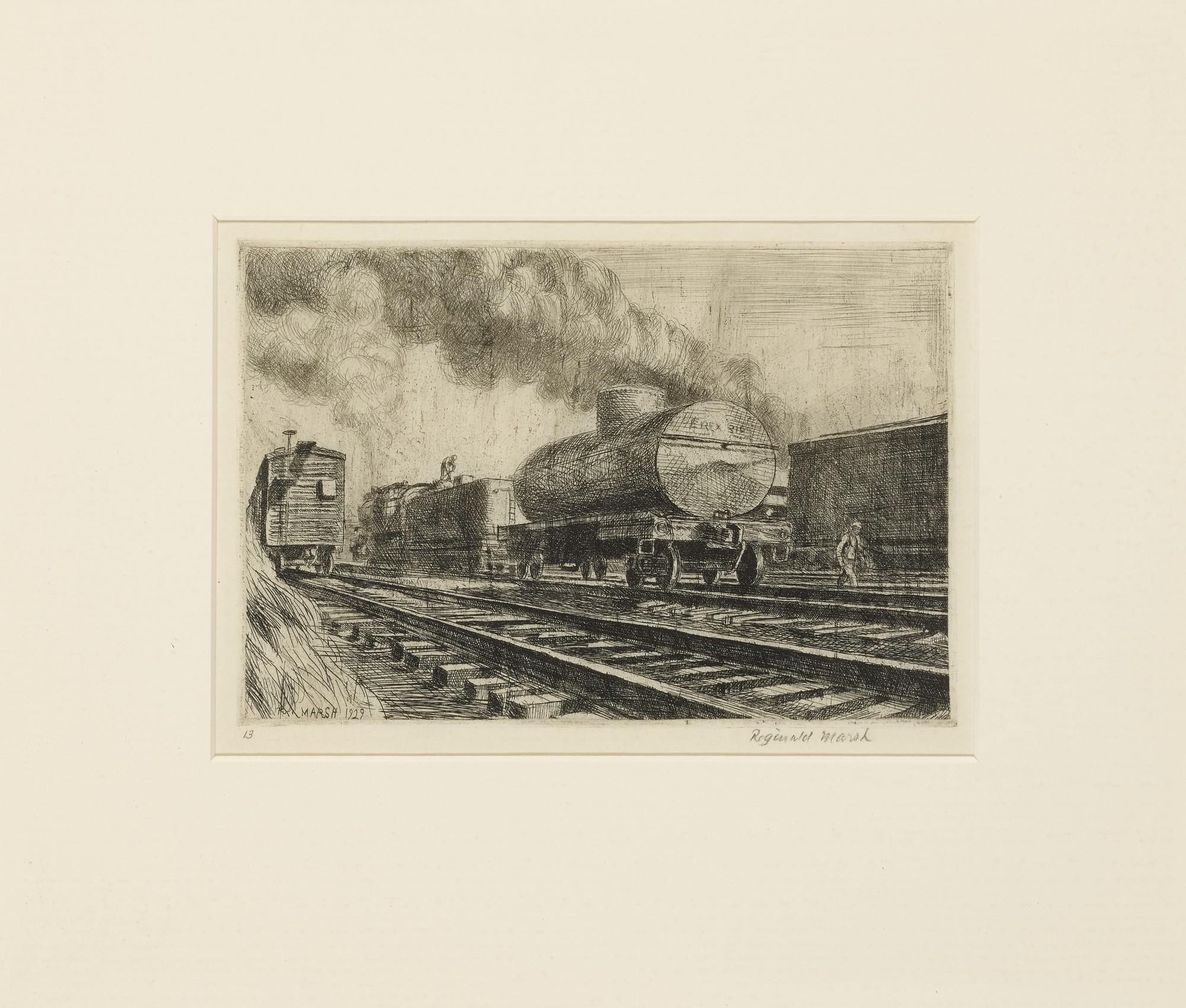 Reginald Marsh - Tank Car, Rail (Sasowksy 86)