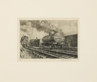 Reginald Marsh - Tank Car, Rail (Sasowksy 86)
