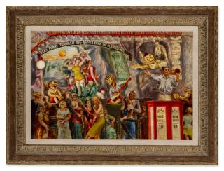 Reginald Marsh - The Gold Mine Ride (Tunnels of Love)