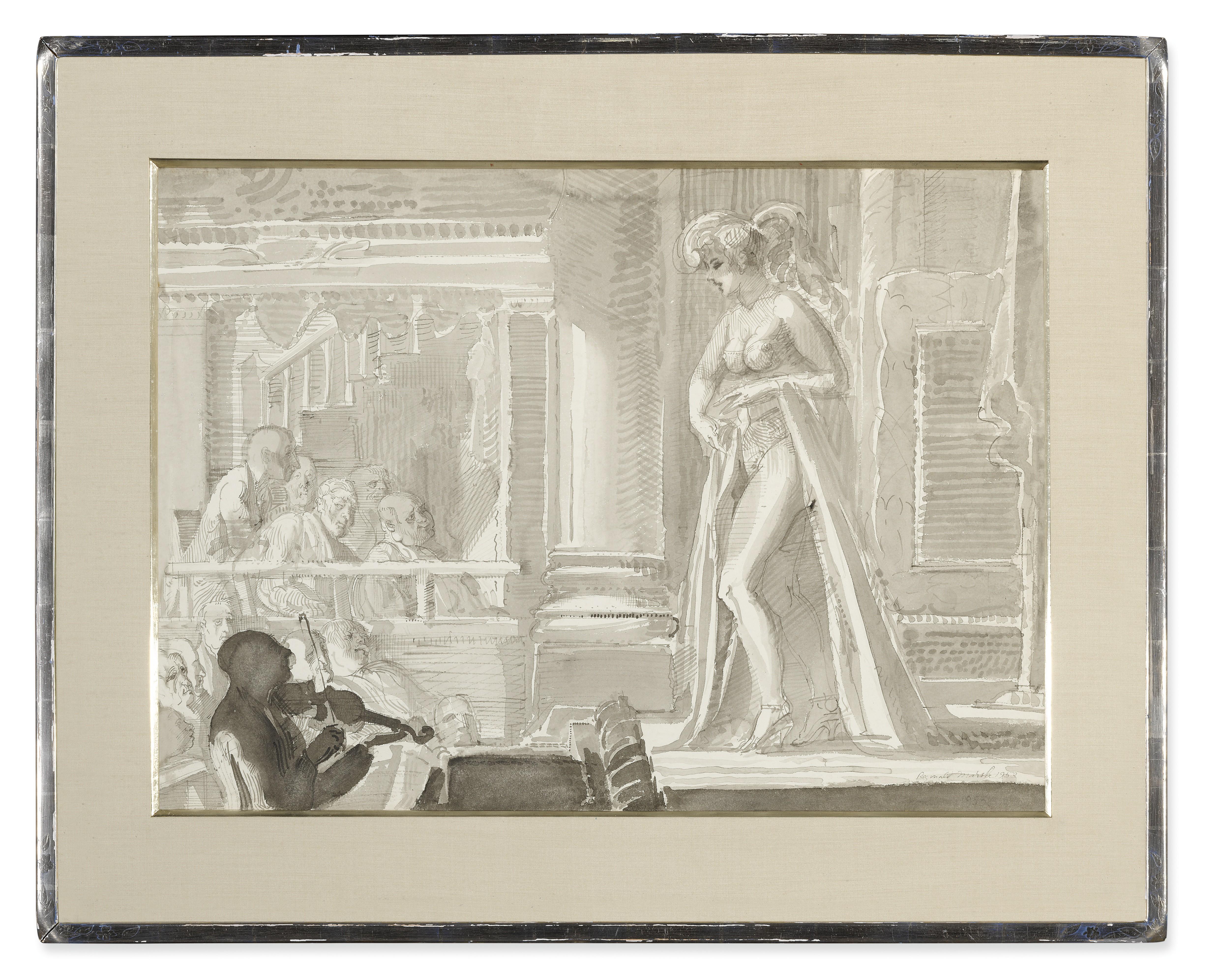 Reginald Marsh - The Stripper