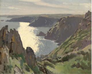 Reginald Mills - Cornish coastline