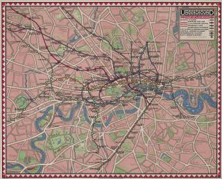 Reginald Percy Gossop - Underground Map Of London