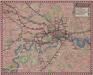 Reginald Percy Gossop - Underground Map of London