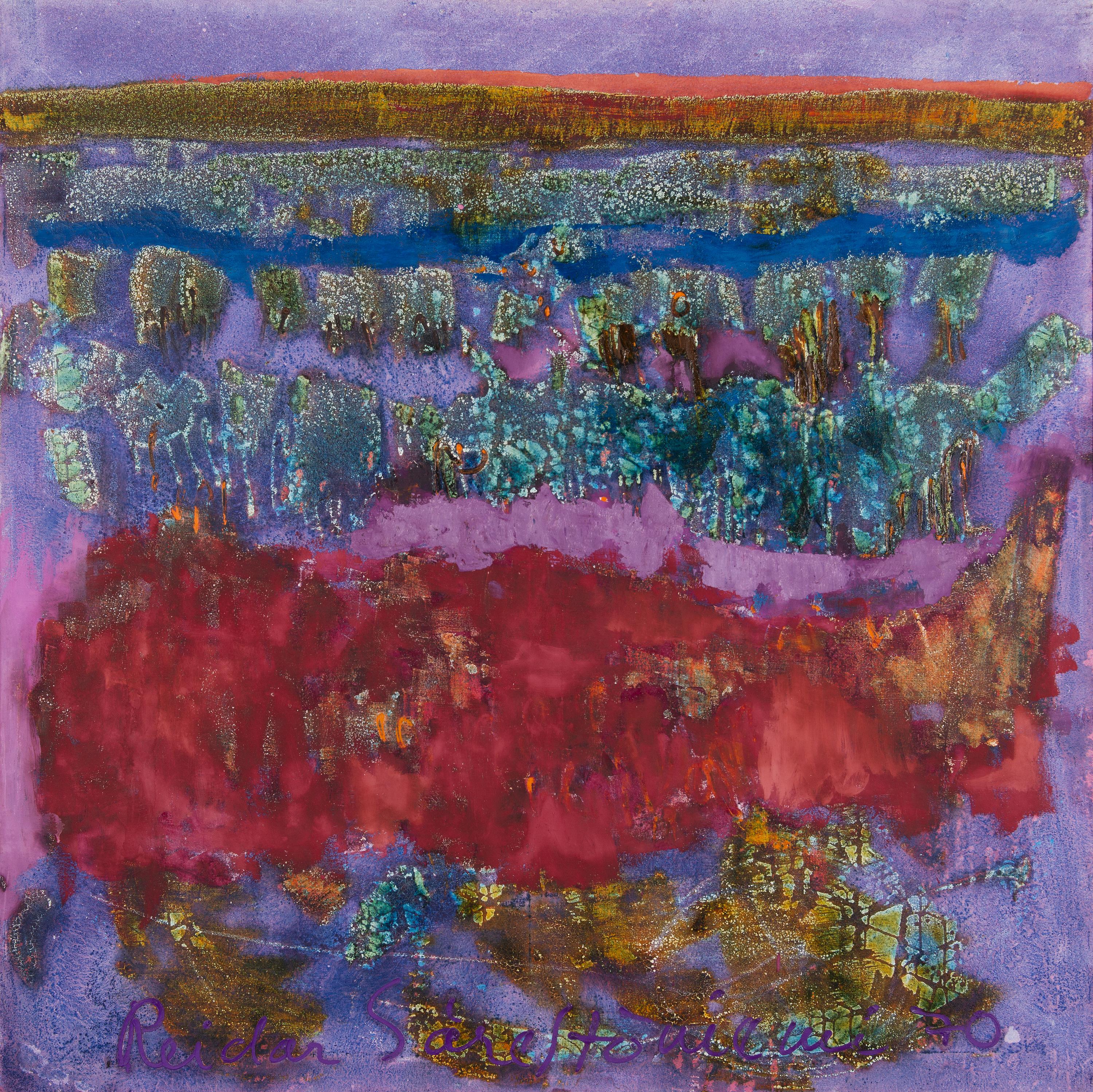 Reidar Särestöniemi - Red Reindeer.