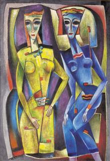 Reimond Kimpe - Deux filles - Two girls