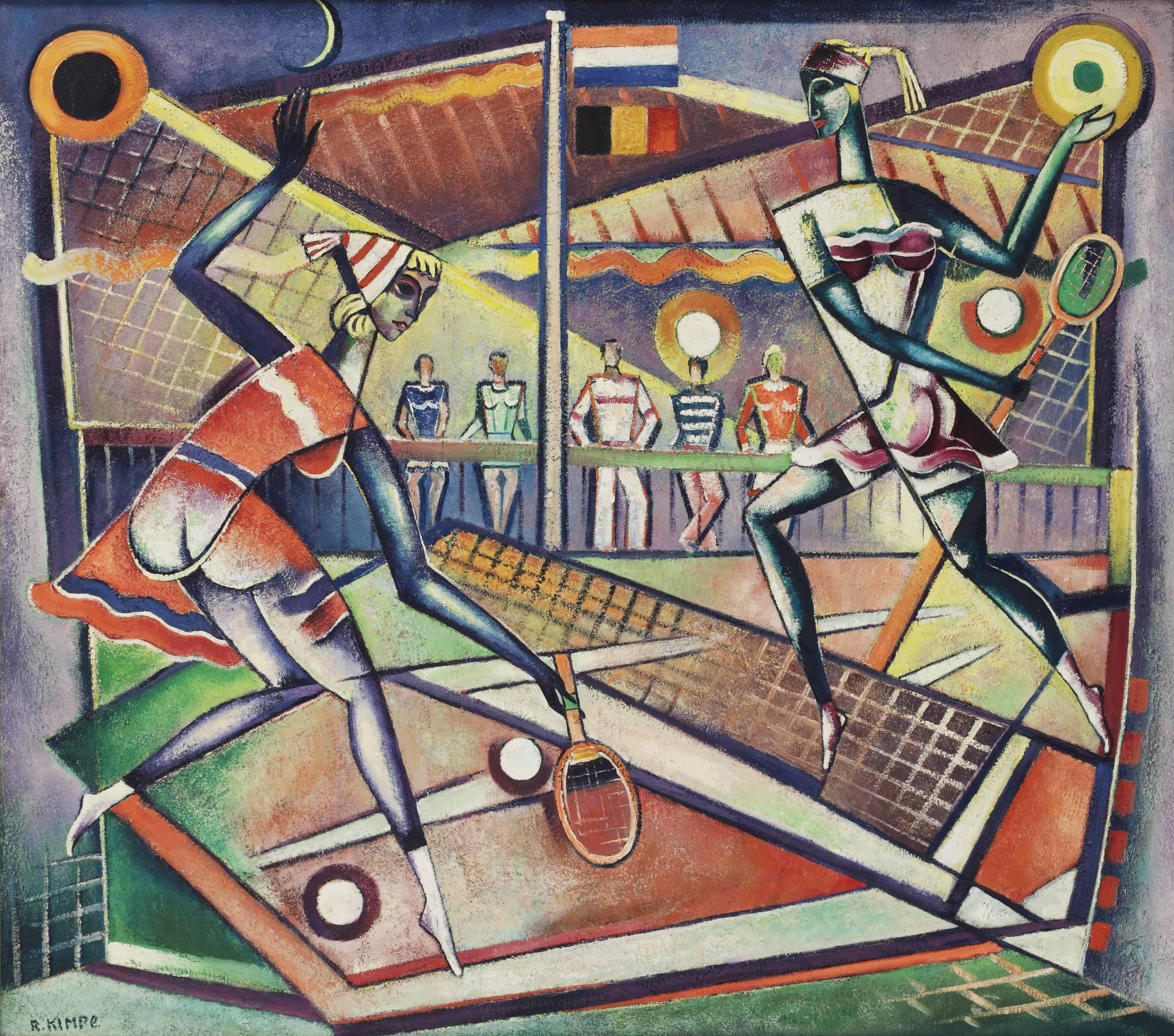 Reimond Kimpe - Playing Tennis