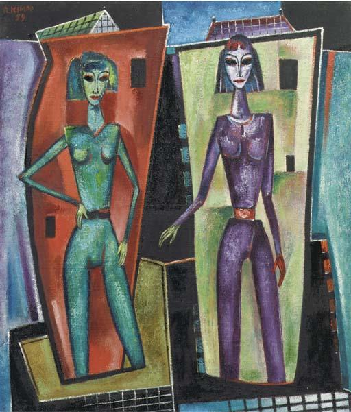 Reimond Kimpe - Two Women In The Street