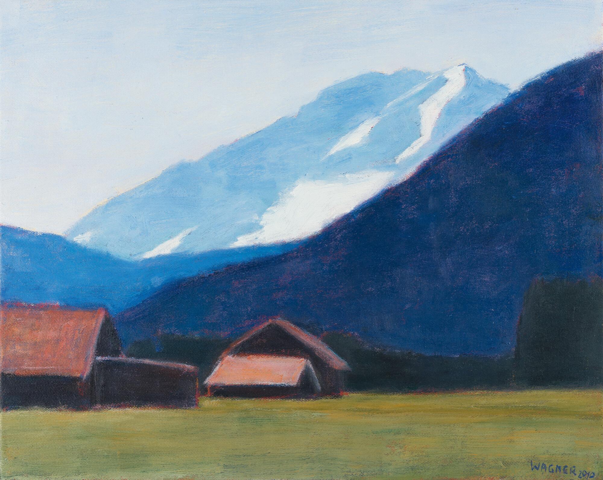 Reiner Wagner - Gehöfte bei Krün