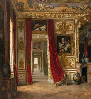 Reinhard Sebastian Zimmermann - Interieur im Neuen Schloss Schließheim